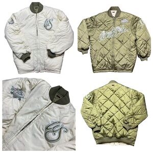 Vintage Fubu City Series Collection WESTSIDE Reversible Puffer Jacket Size 2XL